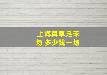 上海真草足球场 多少钱一场